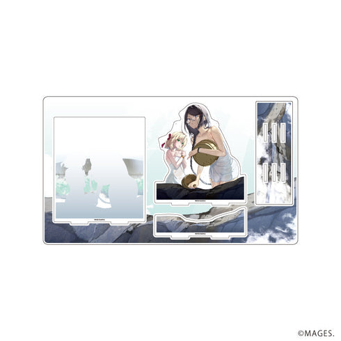 『メモリーズオフシリーズ』プレミアム アクリルジオラマプレート02/嘉神川ノエル&日紫喜瑞羽(描き下ろしイラスト)